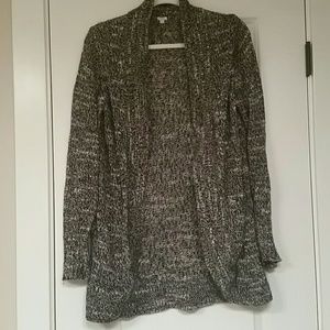 JCrew long open cardi